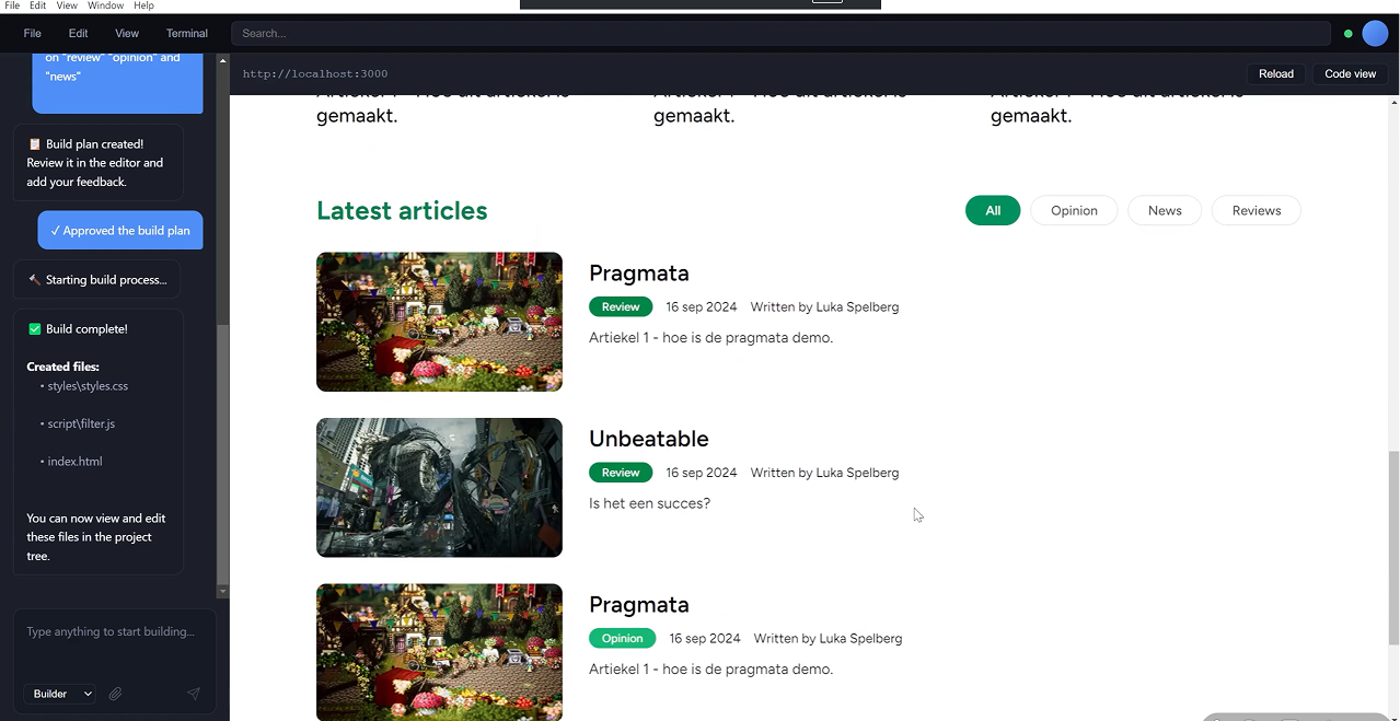 Coduet eindresultaat